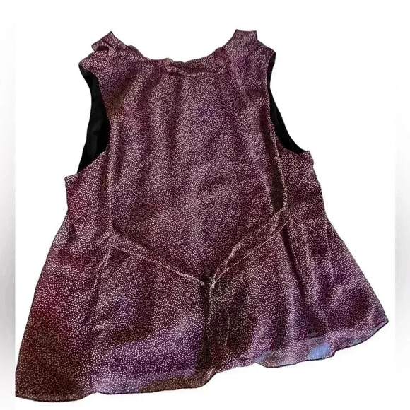 Maroon/Reddish-Purpley Flowing Blouse Womens Sz 3x by Marybelle - Picture 4 of 5